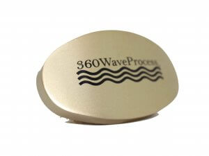 Gold 3WP Oval 360 wave brush