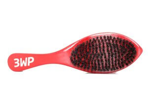 3WP Curved Red 360 Wave Brush handle