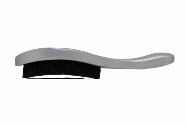 3WP curved silver 360 wave brush handle