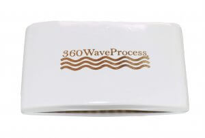 3WP Square white 360 wave brush