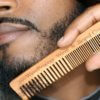 Wooden wave and beard comb
