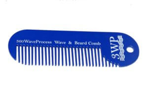 3WP Wave and Beard Keychain comb