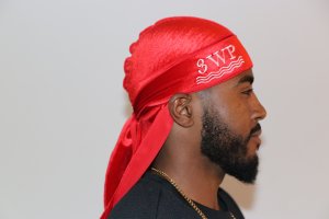 3WP Red Velvet Durag