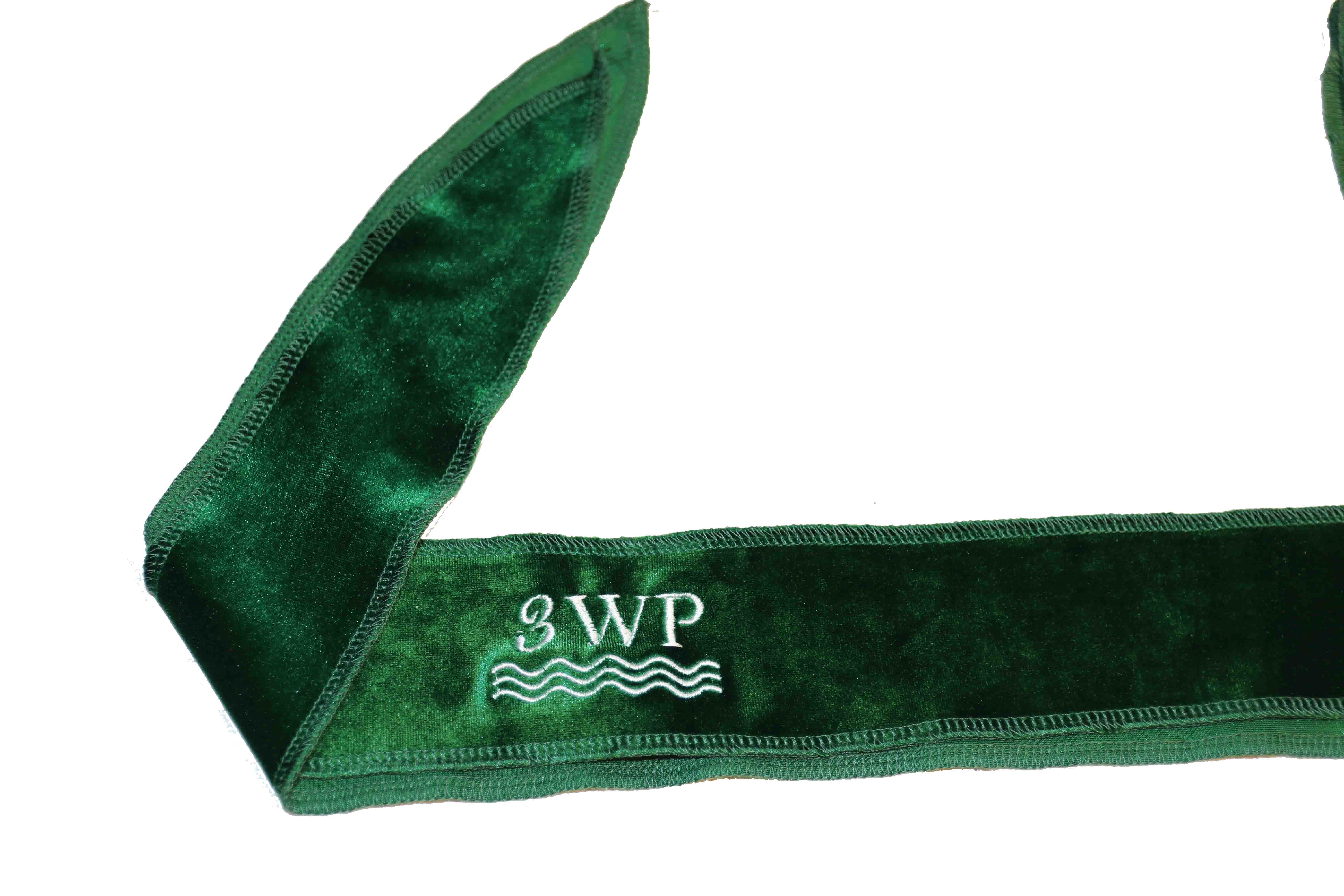 Green 3WP Velvet Durag