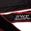 Black Velvet Durag Red Stitching