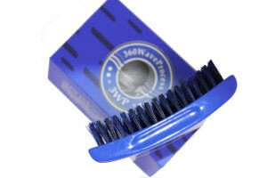 3WP s line Curved gloss blue 360 Wave Fork Breaker Brush