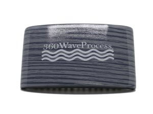 3WP Curved gloss Grey 360 Wave Fork Breaker Brush s line