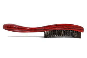 3WP Curved gloss red 360 Wave Fork Breaker Brush handle s line