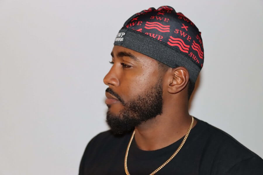 (Custom) 3WP Wave Cap Black/Red Compression – 360WaveProcess