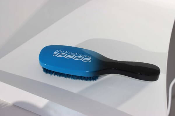 3WP Two toned Blue and black wave Brush